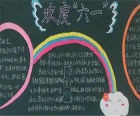 六一儿童节黑板报六一儿童节祝福语
