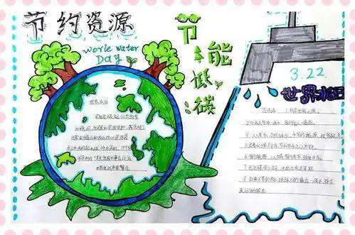 举办不再流泪的地球环保主题手抄报比赛活动