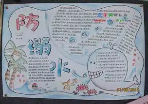 防溺水手抄报防溺水宣传片