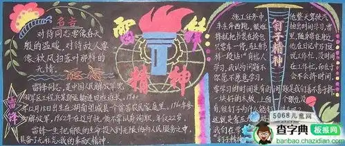 优秀学雷锋黑板报排版钉子精神设计优秀学雷锋黑板报排版钉子精神图片查字典板报网