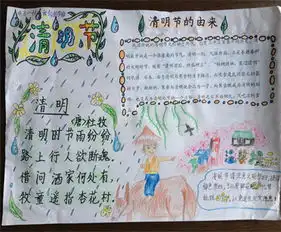 清明节手抄报清明节