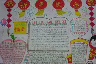 欢度新年手抄报