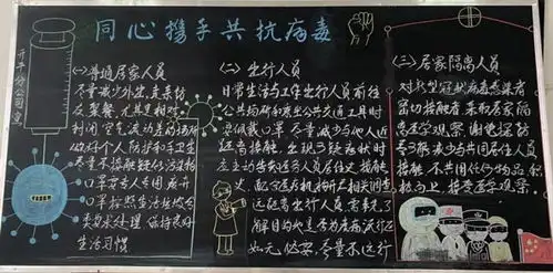 公司以黑板报形式加强冬春季疫情防控宣传