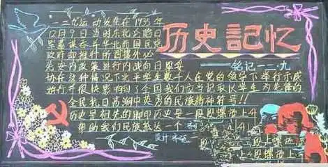红色记忆手抄报要简单的