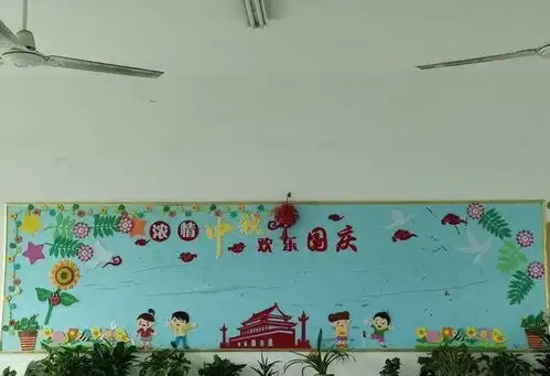 云集联合学校清华校区迎中秋,庆国庆主题板报评选