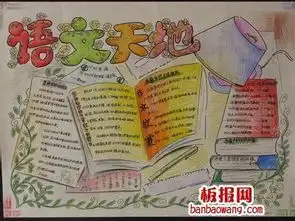 有关读书的语文手抄报图片