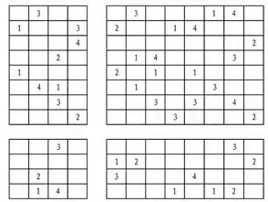 北京小学二年级数学数独训练题