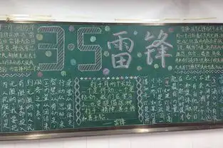 学雷锋黑板报2019