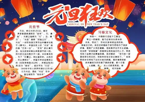 2021最全元旦手抄报,黑板报,习俗谜语诗词好词好句等,快收藏