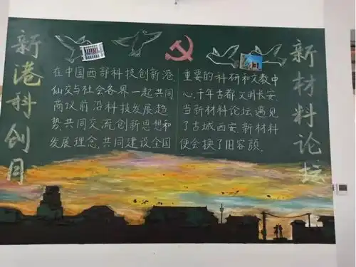 材料学院开展板报设计评比活动