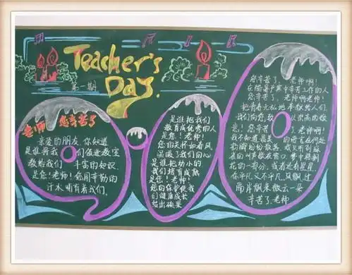 小学生黑板报火了,美术天赋惊人,老师看后不舍得擦掉