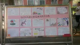 弘扬社会核心价值,树立正确思想意识记金贸系社会主义核心价值观主题手抄报展活动