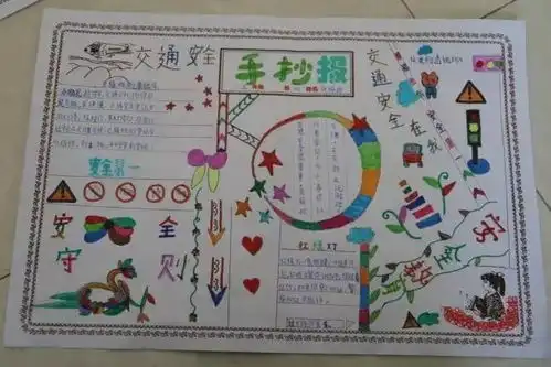 府深中队携手辖区七所学校共同举办庆祝六一儿童节交通安全绘画手抄报比赛