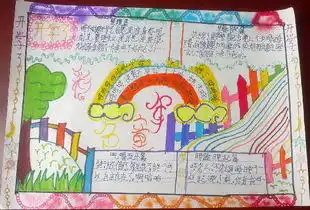 小学二年级彩色童年手抄报