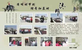 清明节扫墓宣传板报模板免费下载psd格式编号17267540千图网