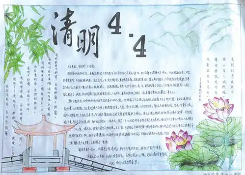 清明手抄报