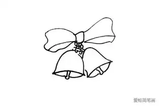 学画圣诞节铃铛