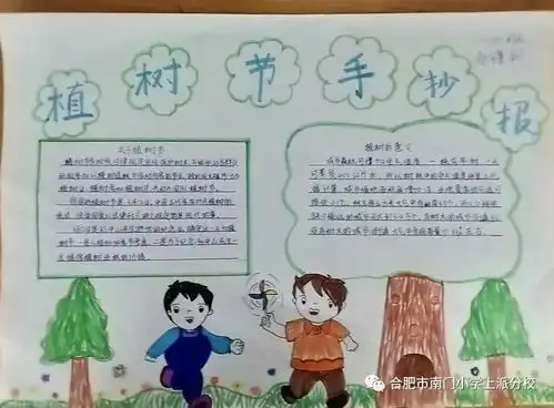拥抱春天,播种绿色一年级小朋友们的植树节活动