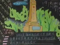 2020清明节黑板报图片大全,清明节黑板报内容资料