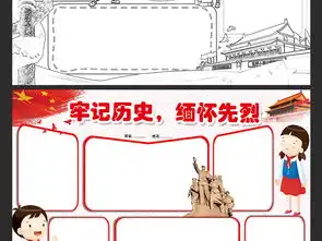 wordps两套清明节缅怀先烈小报牢记历史扫墓习俗踏青电子小报手抄报图片模板psd设计图下载清明节手抄报大全编号17643287