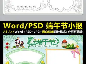 端午节小报中华传统节日手抄报中华民俗习俗电子小报图片模板worddoc设计图下载端午节手抄报大全编号18303671