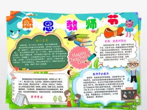 教师节小报老师节日快乐手抄报小报简单模板图片psd设计图下载教师节手抄报大全编号18584727