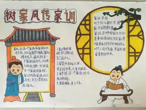 四4星火中队美德修正气,做儒雅少年之传家训立家规扬家风主题活动