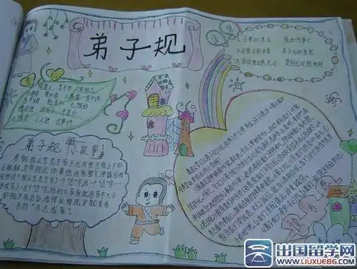 弟子规手抄报