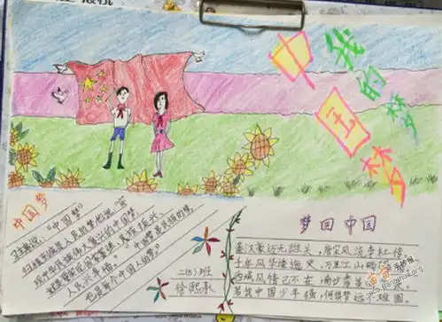 小学六年级中国梦我的梦手抄报