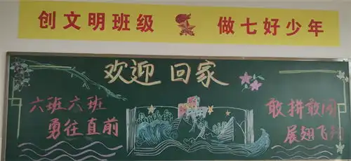 喜迎新学期黑板报放精彩