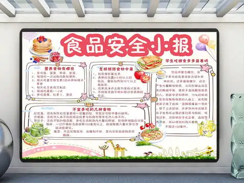 食品安全小报食品安全手抄报psd模板图片素材psd下载6.04mb校园安全手抄报大全安全健康手抄报