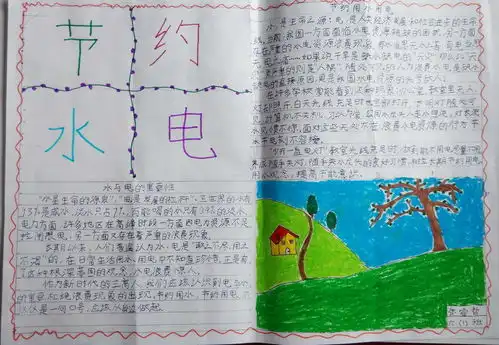 关于节约手抄报图片和资料