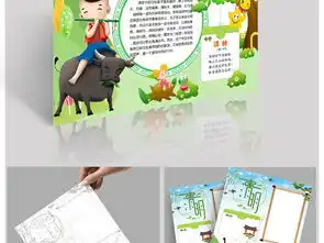 清明节竖版小报踏清祭祀扫墓传统节日手抄报图片模板下载