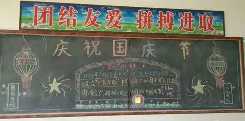 九女学区高堂小学开展庆国庆,心向党黑板报手抄报评比活动