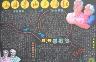 2017重阳节黑板报图片大全关于重阳节的黑板报图片