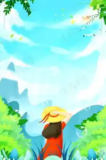 小清新大暑二十四节气psd素材背景图片免费下载广告背景psd千库网图片编号5604208