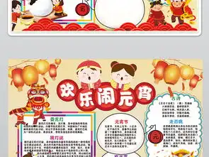 元宵节小报春节寒假新年习俗汤圆元宵手抄小报图片模板worddoc设计图下载元旦手抄报大全编号19161010