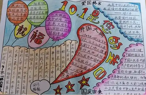 2019年小学生国庆节手抄报十一是您的生日