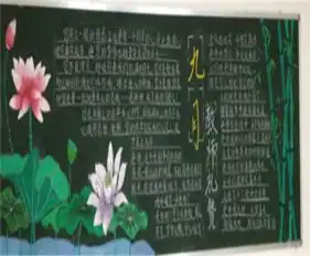 教师节黑板报时至教师节