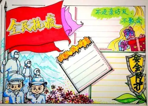 抗击疫情主题手抄报参考素材来啦必须为孩子收藏