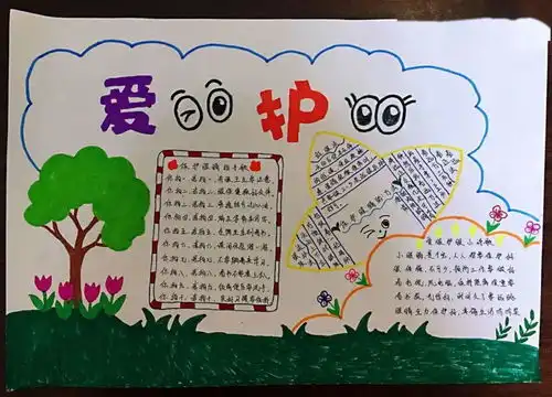 爱眼手抄报作品展,看看你上榜没
