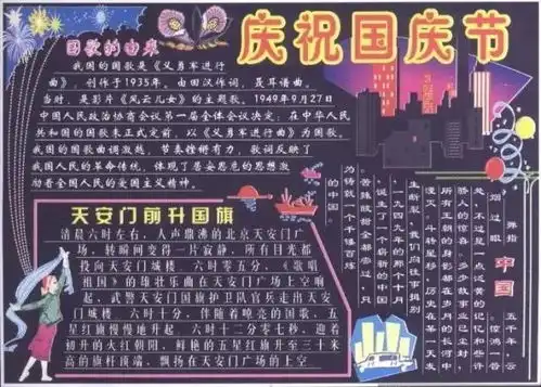 海泉学校请党放心,强国有我迎国庆主题板报