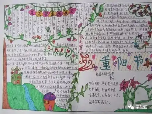 最实用的重阳节手抄报素材来啦各位家长快来收藏