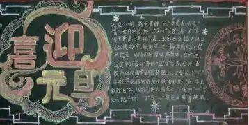 2019六年级元旦节黑板报大全