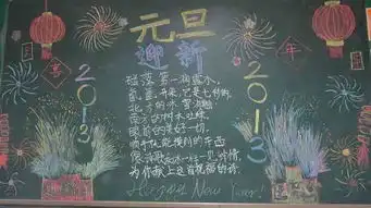 元旦黑板报英国元旦