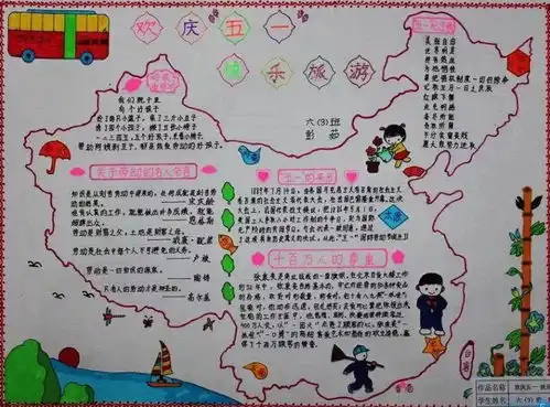 五一劳动节手抄报模板素材大全,快给孩子备上