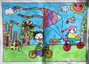 我眼中的春天信都小学a部三四年级绘画比赛