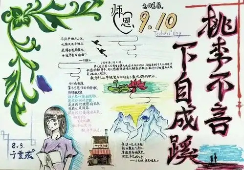 2019教师节精选手抄报黑板报赞美教师的好词佳句