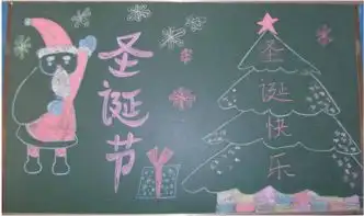 圣诞节黑板报高一圣诞节黑板报图片大全