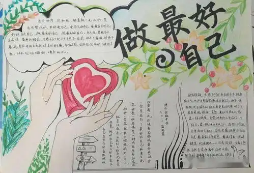 我手画我心建宁实验中学开展心理画报大赛